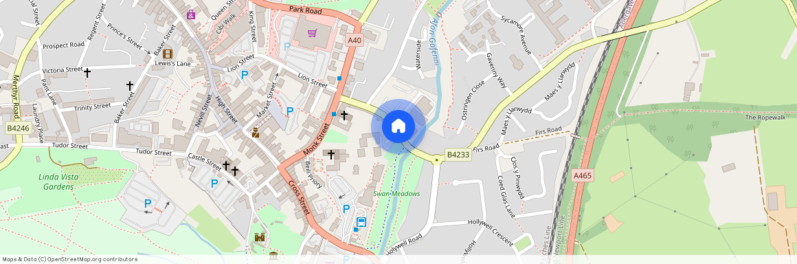 Lower Monk Street, Osborne House Lower Monk Street, NP7