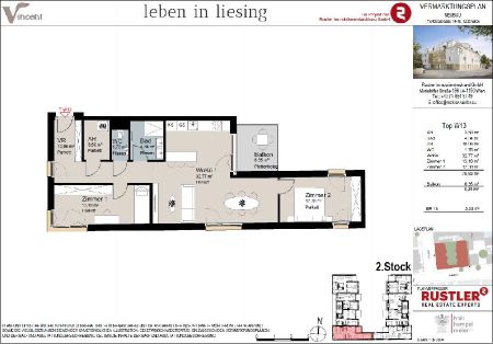 Erstbezug - 3-Zimmer Neubauwohnung mit Balkon | Fertigstellung 2025 - Photo 5