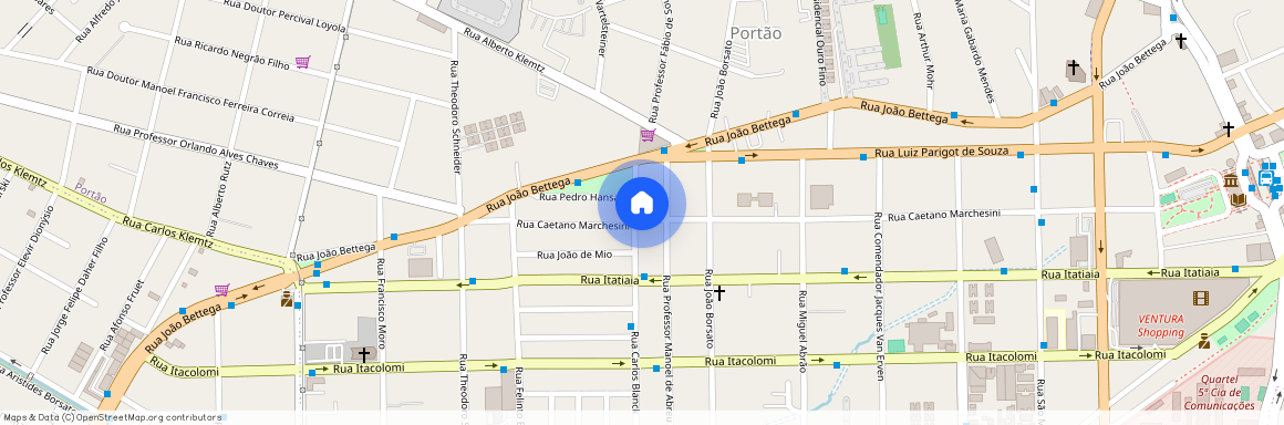 Rua Carlos Blanck, 88 - 201, Portão - Curitiba - PR, Locação