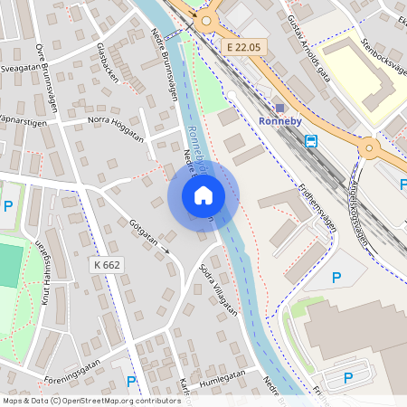 Nedre Brunnsvägen, Ronneby