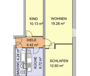 Sanierte 3 Raum-Wohnung in StrandbadnÃ¤he - Photo 6
