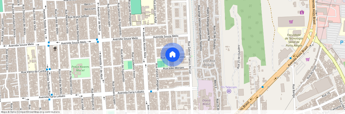 Rua Armando Costa, Sarandi, Porto Alegre - RS, 91140-000, Brazil