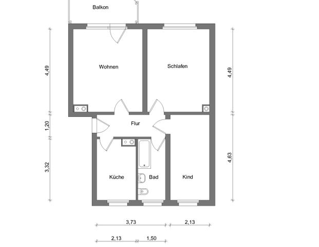 Wohnung Nr. 547/6/42 - Photo 1