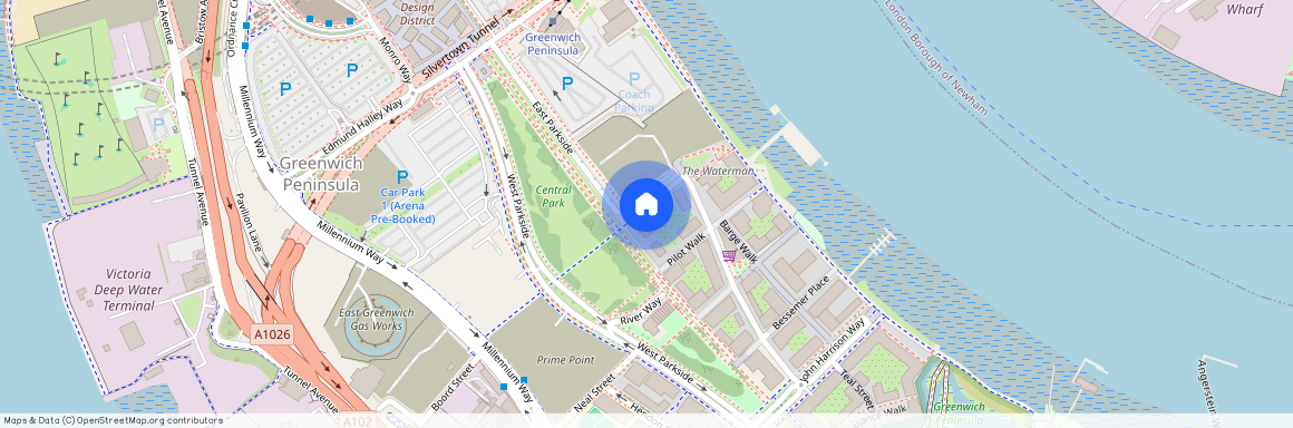 Peninsula Gardens, Mabyn Lane, Lower Riverside, Greenwich Peninsula, SE10