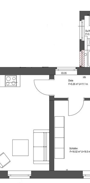 Historischer Charme trifft modernen Wohnkomfort. 2-Zimmerwohnung zum Wohlfühlen! - Photo 2