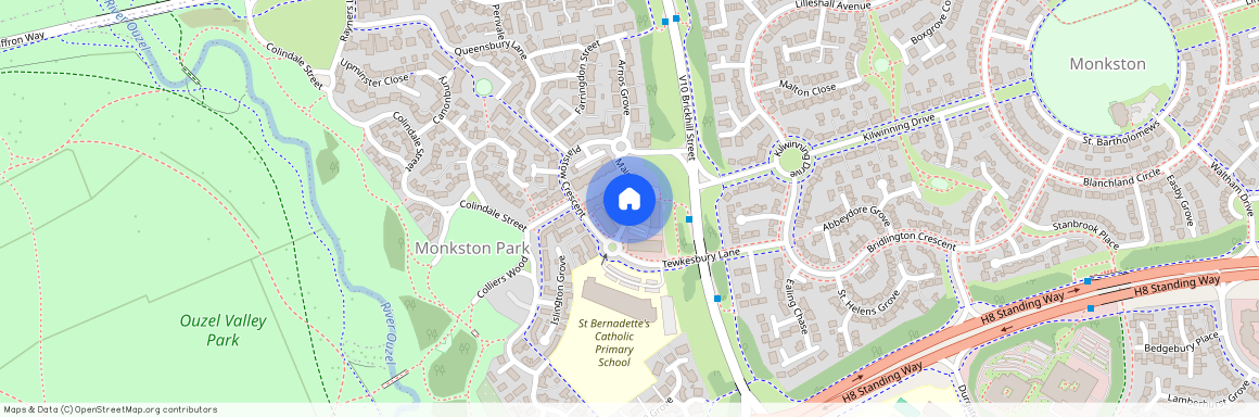 Maida Vale, Monkston Park.