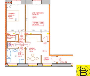 15478 Großzügige Wohnung im guter Wohnlage! - Foto 4