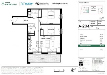 Appartement 3 pièces – 65 m² - Photo 5