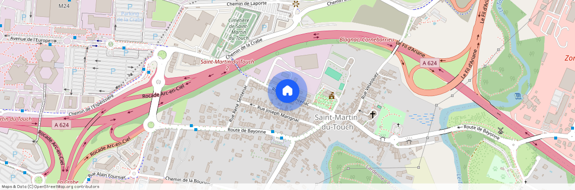 TOULOUSE-Saint Martin du Touch