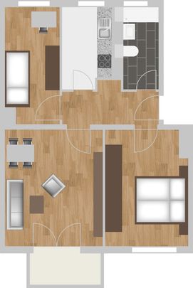 3-Raum-Wohnung Murmansker Straße 3 - Photo 1