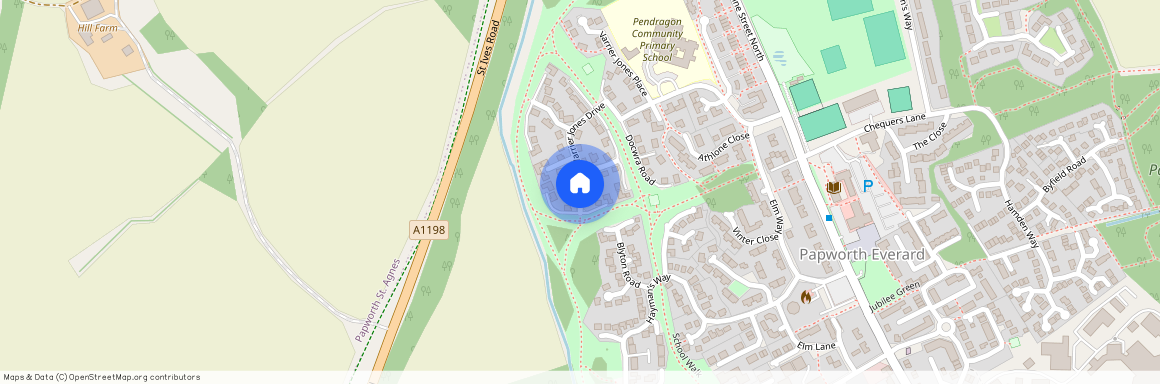 Cow Brook Lane, Papworth Everard, Cambs, CB23