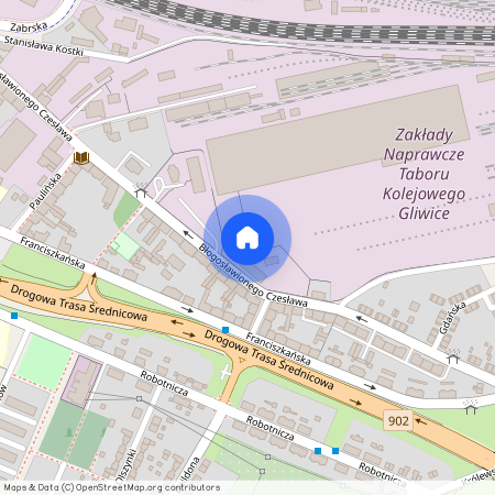 ul. bł. Czesława, Baildona, Gliwice, śląskie