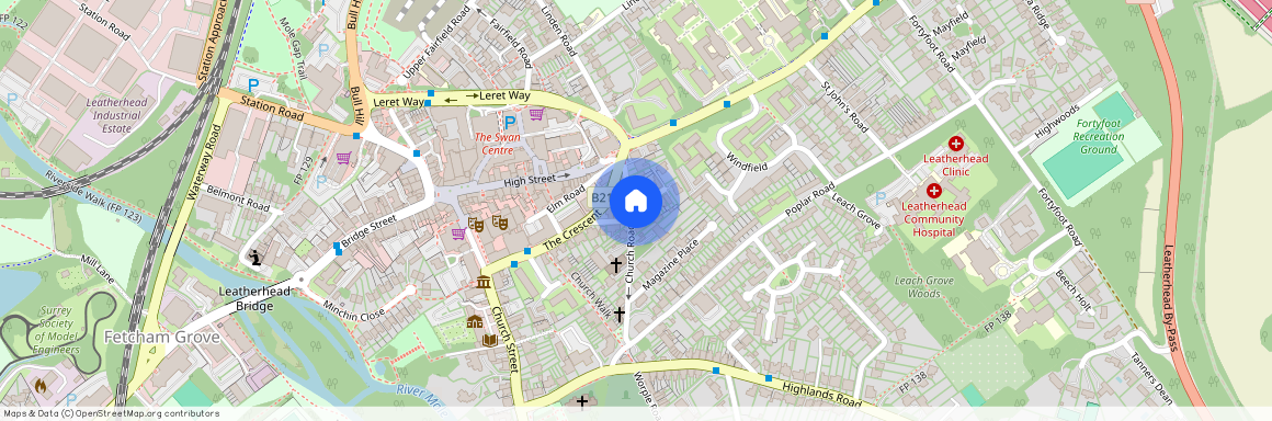 Church Road, Leatherhead, KT22 8AT, Leatherhead