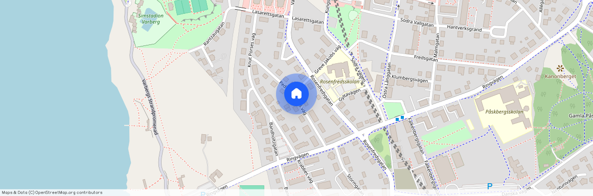 Peder Skrivares väg, Varberg