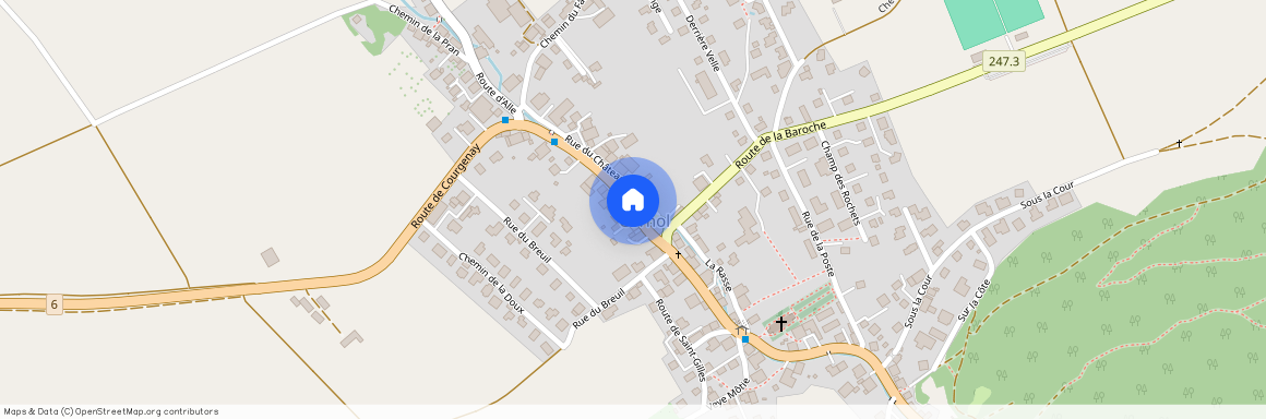 dans un quartier résidentiel, 2952 Cornol