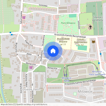 ul. Studzienna, Milowice, Sosnowiec, śląskie