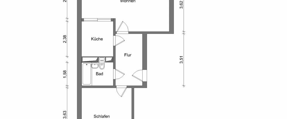 2-Raumwohnung in zentraler Lage - Photo 1