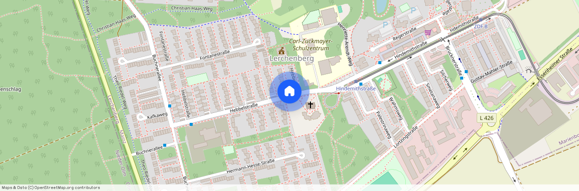 Mainz-Lerchenberg, Mainz-Lerchenberg, Souterrain