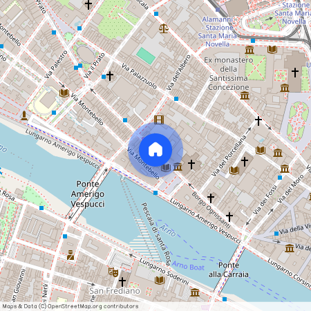 Borgo Ognissanti 21, 50123, Santa Maria Novella, Porta al Prato, Firenze