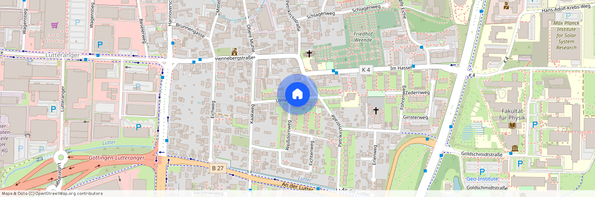 Ulmenweg, 37077 Niedersachsen - Göttingen