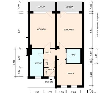 Schöne 3-Zimmerwohnung zu vermieten - 21481 Lauenburg - Photo 6