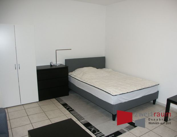 Weststadt, möbliertes Apartment mit Terrasse und PKW-Stellplatz. - Foto 1