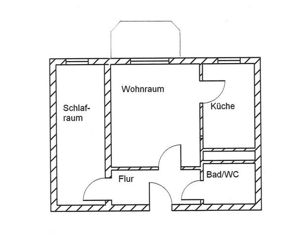 Barrierefreie 2-Raum-Wohnung mit Balkon, Dusche & Aufzug - Photo 1