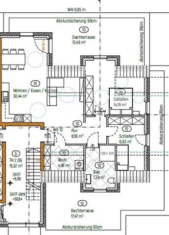 Penthouse Wohnung im Zentrum von Bad Essen mit Blick auf das Wiehengebirge und den Mittellandkanal - Foto 3