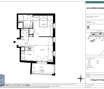Appartement à louer 2 pièces 40.1m² - Photo 2