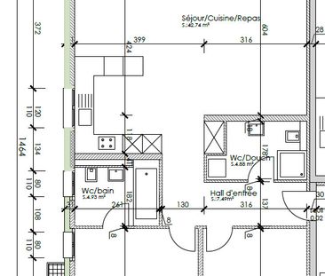 3 ½ PIÈCES - Au rez-de-chaussée - Foto 5