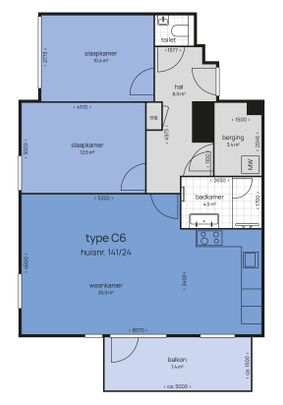 Appartement te huur: Friesestraatweg 141-24 9743 AA Groningen - Photo 1