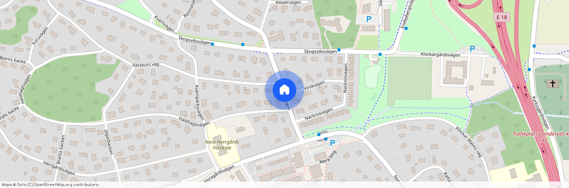 Danarövägen, Danderyd