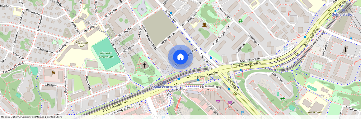 Garvis Carlssons Gata, Solna