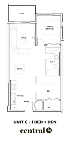 Unit 201 - 1 Bed Plus Den at Central48 - Photo 4