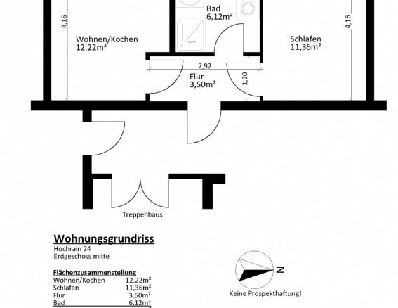 Sanierungsobjekt Hochrain 22-24 / Altbauwohnung - Photo 1