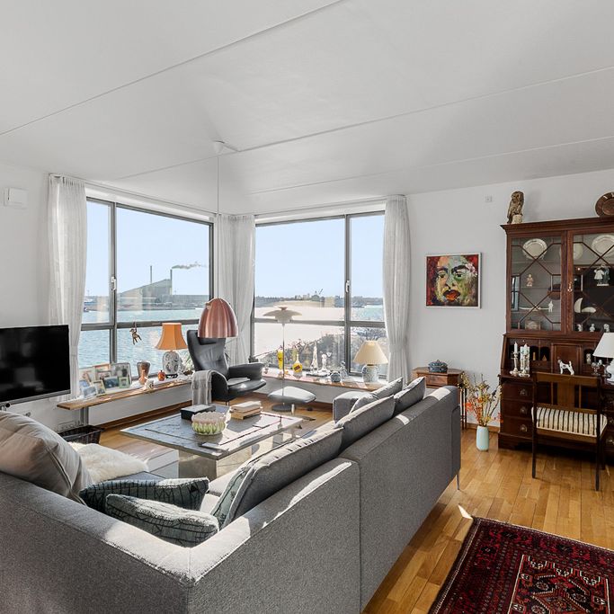 Eksklusiv lejlighed med panorama havudsigt på Langelinie - Foto 1