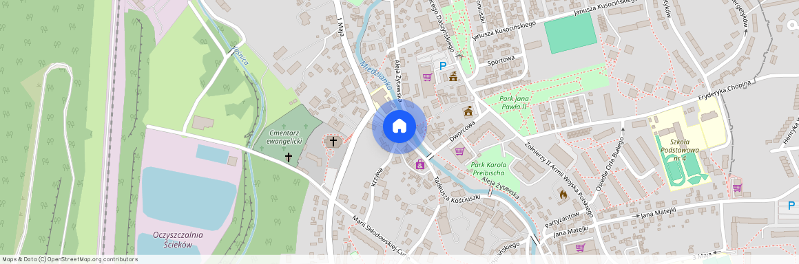 ul. Tadeusza Kościuszki, Bogatynia, Bogatynia, zgorzelecki, dolnośląskie