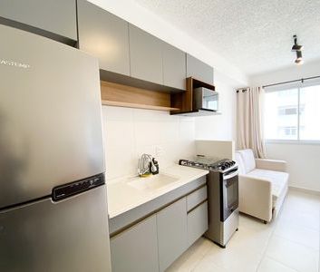 Studio para alugar com 26m², 1 quarto e sem vaga - Foto 2