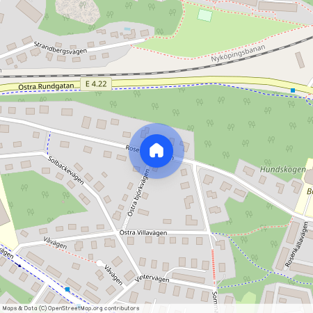 Rosenkällavägen, Nyköping