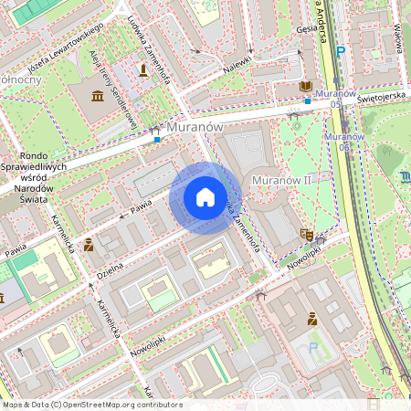 ul. Dzielna, Muranów, Śródmieście, Warszawa, mazowieckie