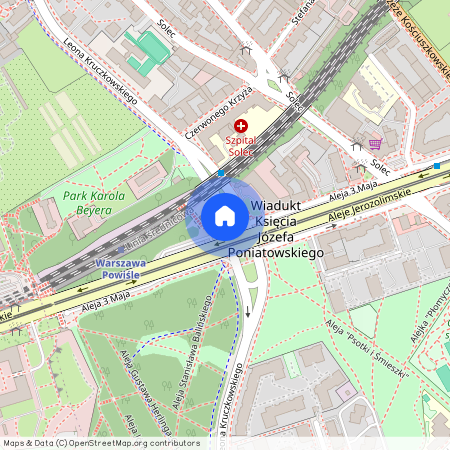 Warszawa, Śródmieście, Powiśle, Leona, Kruczkowskiego
