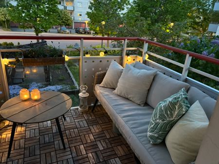 Fin, ljus trea m balkong - Foto 5