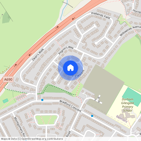 Monks Crescent, Durham DH1