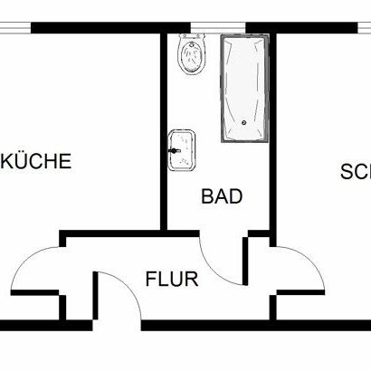 Renovierte 1,5 - Zimmer Wohnung mit Balkon in modernisierter Wohnanlage! - Foto 1