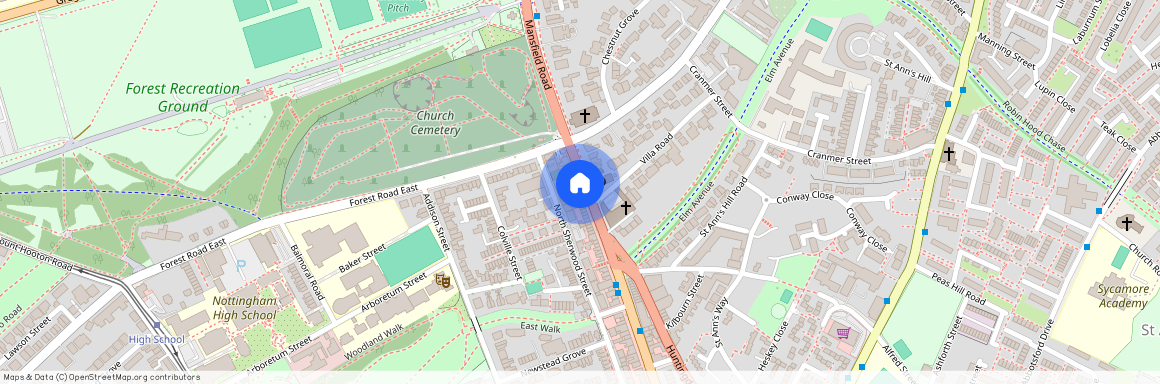 Flat 2, 247 Mansfield Road, Nottingham, NG1 3FT