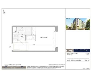 Location Appartement 1 pièce 21m² TOURS 37200 - Photo 4