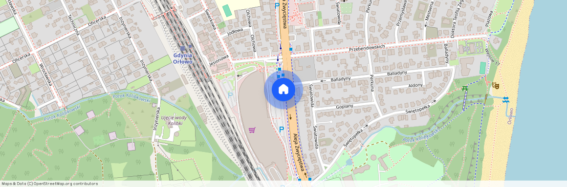 ul. Jaworowa, Orłowo, Gdynia, pomorskie