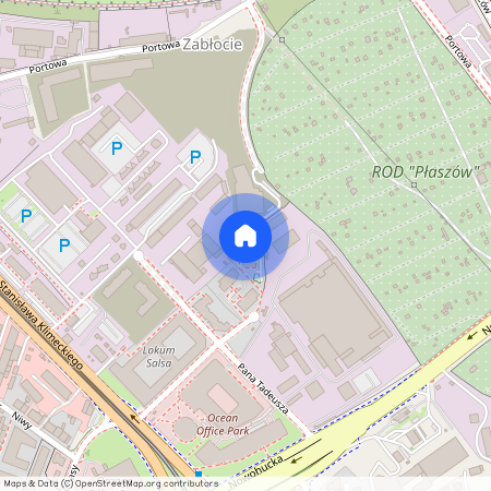 Portowa 16, Kraków, Podgórze, Zabłocie