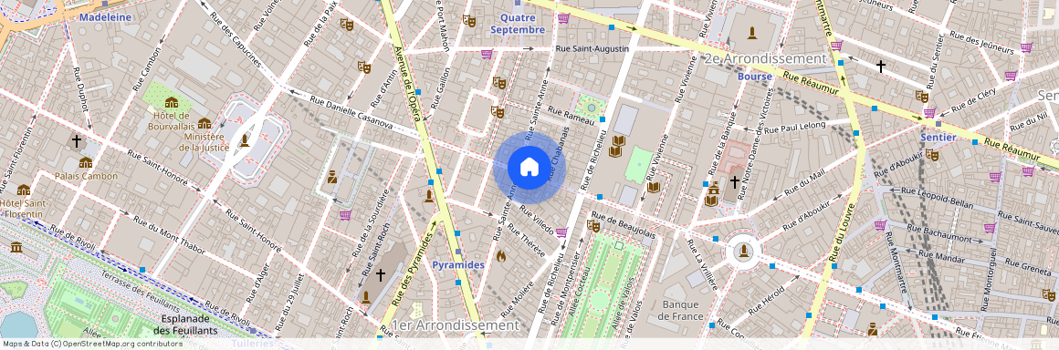 Building Rue des Petits Champs - checkmyguest - 1350875, Rue des Petits Champs, Paris