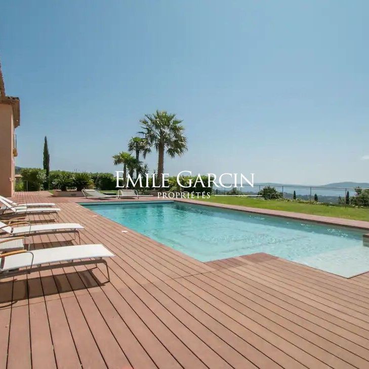 Villa à la location - Grimaud- Vue mer sur le golfe de Saint-Tropez - Photo 1